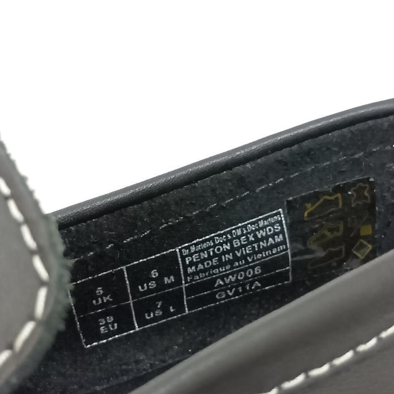 ドクターマーチン Dr.Martens ローファー ローファー PENTON BEX ホワイトダブルステッチ ローファー シューズ 43415001 us7 UK:5 無地 黒 / ブラック / black レディース USED 古着 中古 50163109