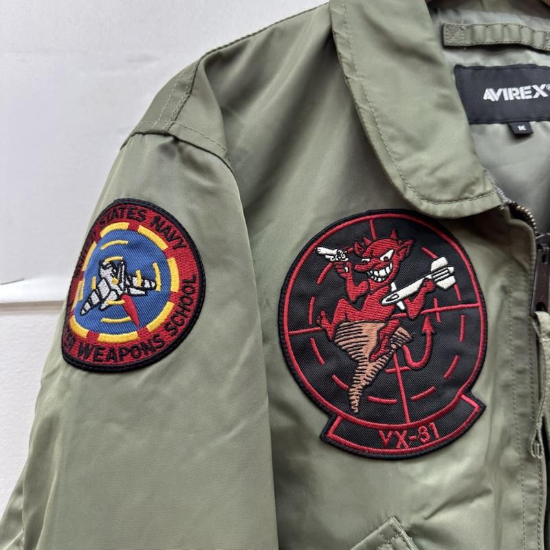 アヴィレックス AVIREX ジャケット、上着 フライトジャケット CWU-36/P ナイロン フライト ジャケット 783-0252039 M カーキオリーブ / カーキオリーブ / メンズ USED 古着 中古 50163139