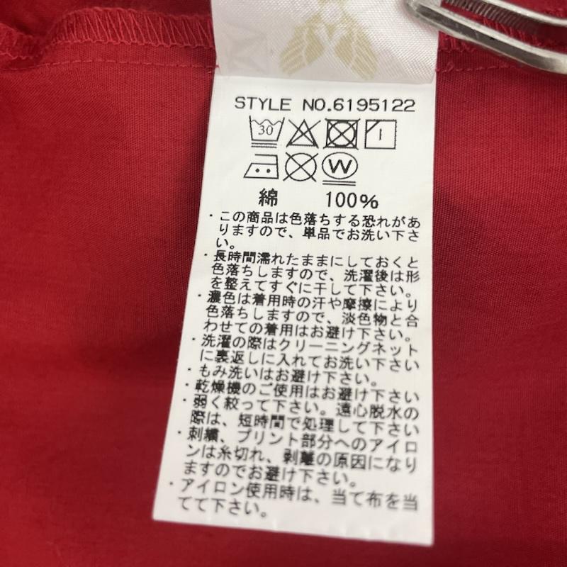 アヴィレックス AVIREX シャツ、ブラウス 半袖 SEAL TEAM ワッペン ミリタリー 半袖 シャツ 胸ポケット 刺繍 バック プリント L 無地 X ロゴ、文字 X プリント 赤 / レッド / red メンズ USED 古着 中古 50163163