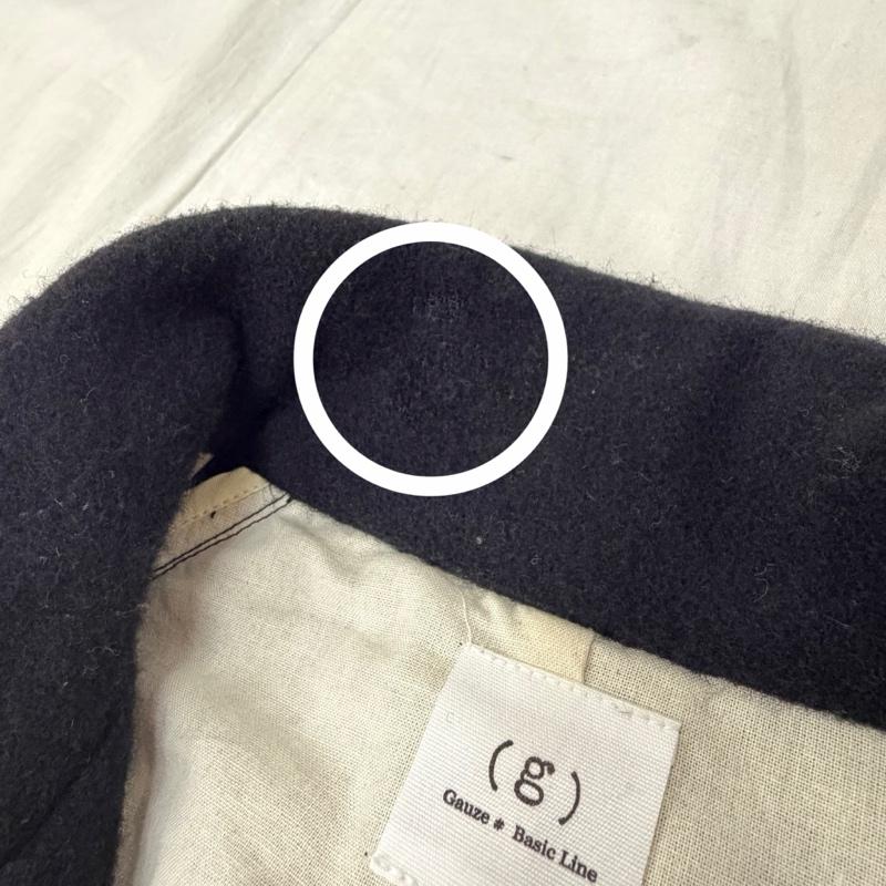 ガーゼ Gauze コート コート一般 ウール ラグランスリーブ コート black FREE FREE 無地 黒 / ブラック / black レディース USED 古着 中古 50163199