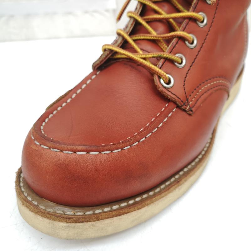 レッドウィング RED WING ブーツ 一般 09年製 8875 アイリッシュセッター 赤茶 オロラセット モックトゥ 編み上げ ブーツ US:7.5 メンズ USED 古着 中古 50163203