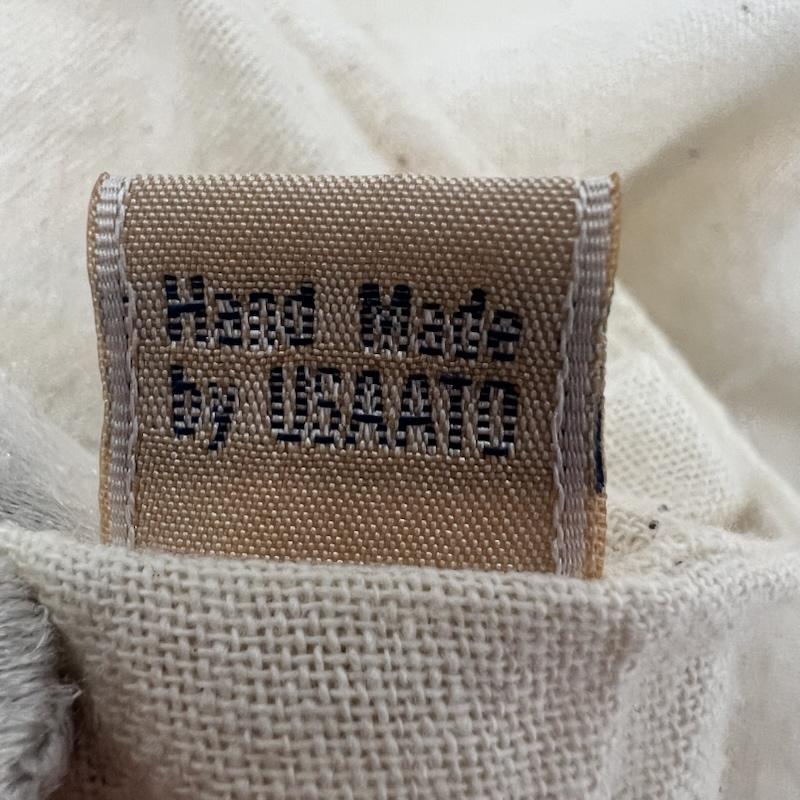 ウサト USAATO カットソー 長袖 手織り 天然素材 タートルネック カットソー アイボリー / アイボリー / レディース USED 古着 中古 50163220