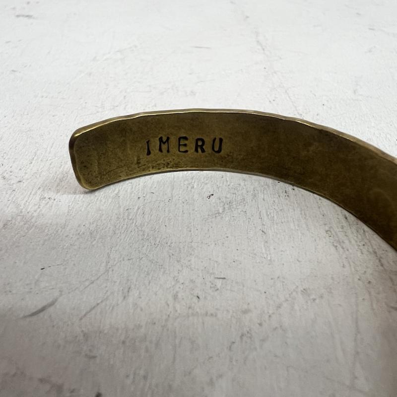 古着 USED アクセサリー ブレスレット、バングル IMERU イメル ブラス 真鍮 ハンマーテクスチャ バングル - メンズ USED 古着 中古 50163235
