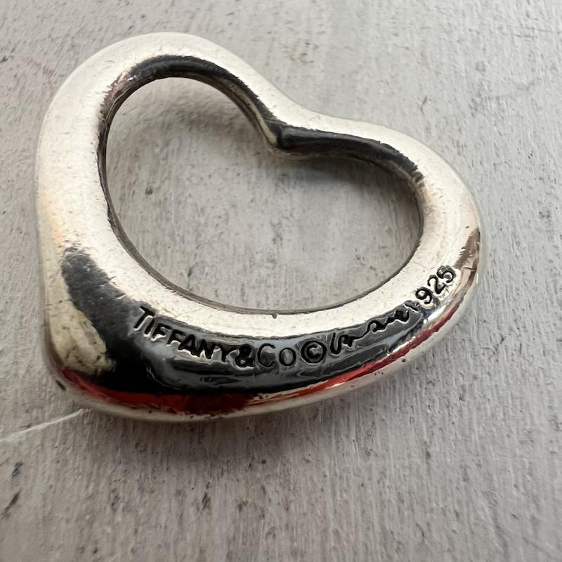 ティファニー TIFFANY&Co. アクセサリー ネックレス、ペンダント オープンハート ペンダントトップ スターリングシルバー SV925 - レディース USED 古着 中古 50163290