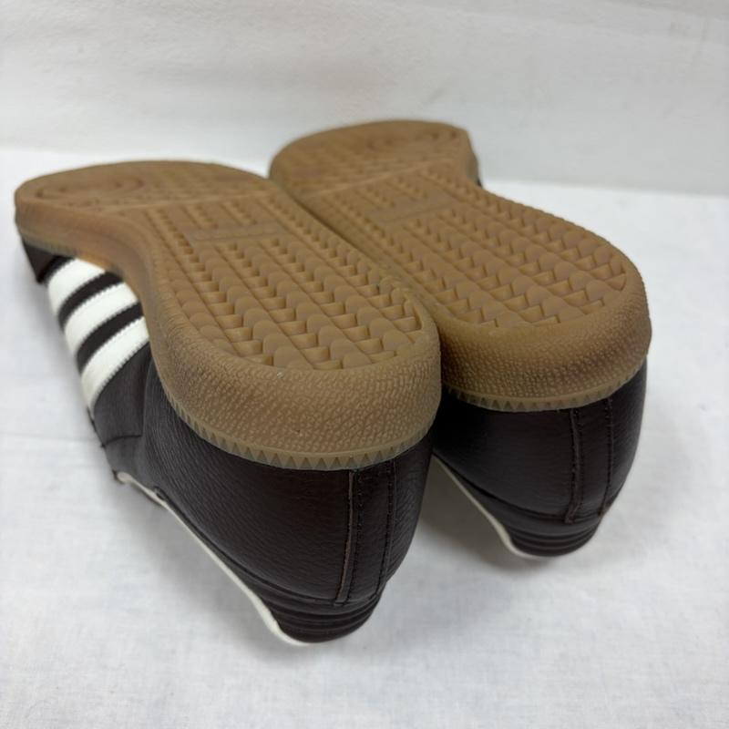 アディダス adidas スニーカー スニーカー SAMBA サンバ OG JR0891 ローカット スニーカー レザー ガムソール 27.5cm ロゴ、文字 茶 / ブラウン / brown X 白 / ホワイト / white メンズ USED 古着 中古 50163355