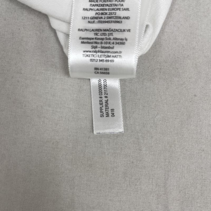 ラルフローレン RALPHLAUREN シャツ、ブラウス 長袖 PRL ロゴ刺繍 ボタンダウン カジュアル シャツ ボーイフレンド フィット M 白 / ホワイト / white メンズ USED 古着 中古 50163373