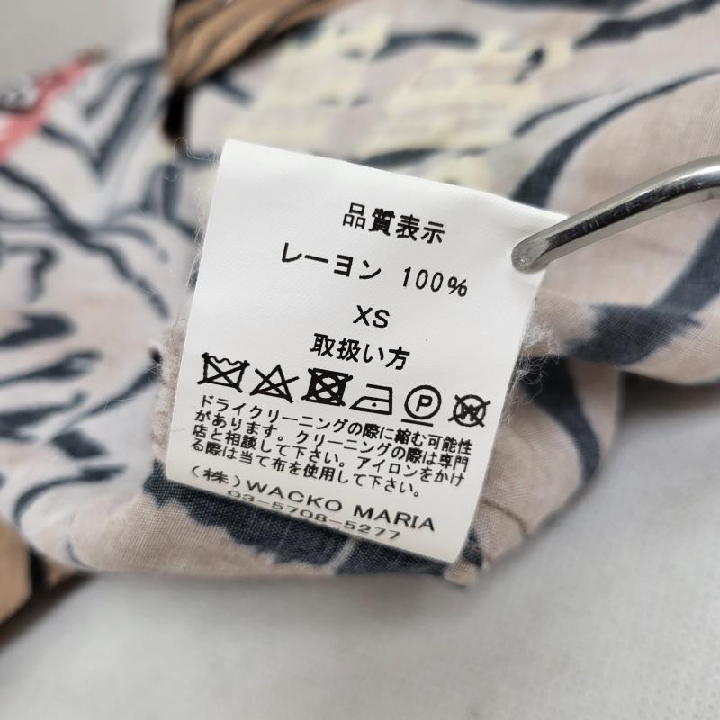 ワコマリア WACKO MARIA シャツ、ブラウス 長袖 ブラックアイ パッチ ハワイアン 長袖レーヨンシャツ 虎 XS 茶 / ブラウン / brown メンズ USED 古着 中古 50163414