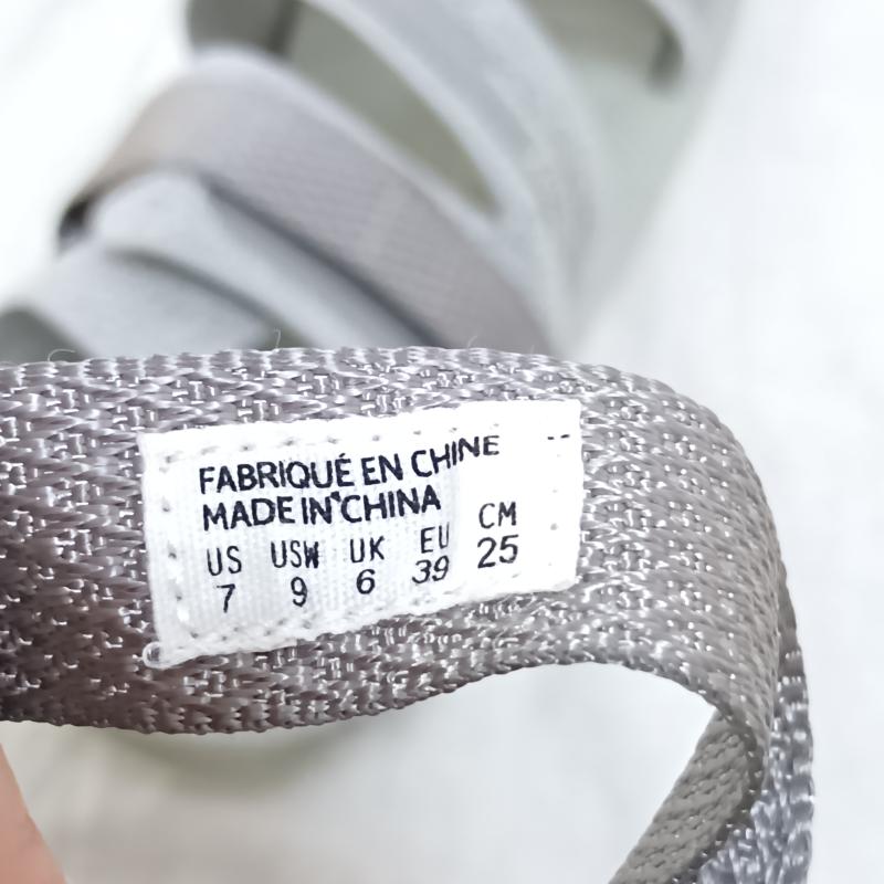 スイコック suicoke サンダル サンダル ベルトサンダル フラットストラップ LH-2 Vibramソール 25.0cm 無地 灰 / グレー / gray レディース USED 古着 中古 50163422
