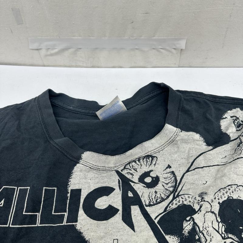古着 USED Tシャツ 半袖 00s METALLICA The Shortest Straw スカル プリント バンド Tシャツ XL 黒 / ブラック / black メンズ USED 古着 中古 50163430