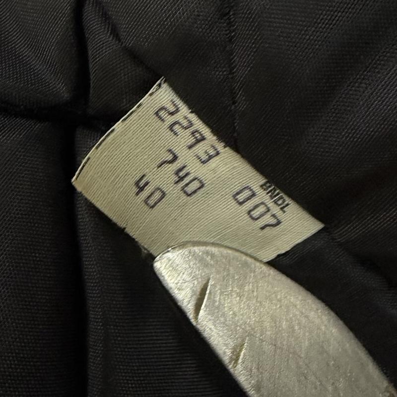 ショット schott コート ピーコート 90s 740N USA製 PEA COAT 10ボタン仕様 裏地キルティング(中綿入り) black SIZE:40(L~XL) 40 無地 黒 / ブラック / black メンズ USED 古着 中古 50163431