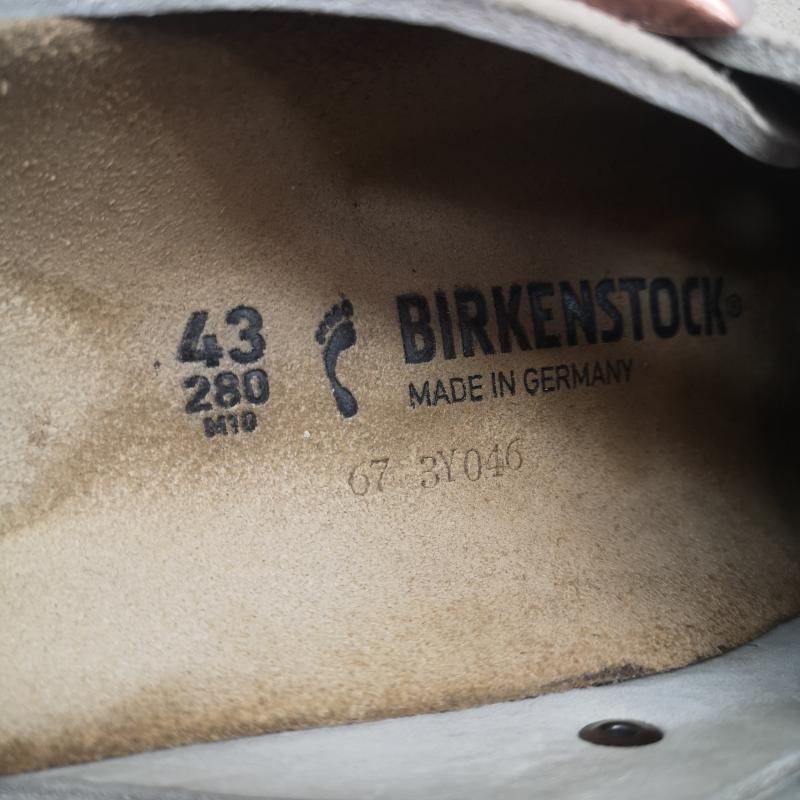 ビルケンシュトック BIRKENSTOCK サンダル サンダル Boston ボストン 060463 ベロア レザー サンダル 28.0cm ベージュ / ベージュ / beige メンズ USED 古着 中古 50163455