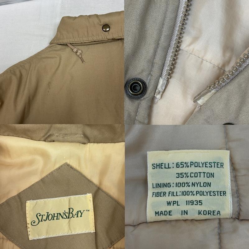 ヴィンテージ VINTAGE ジャケット、上着 ジャンパー、ブルゾン S JOHN S BAY 90年代 ビンテージ ナイロン コットン 中綿入り ワーク ジャケット 90s VINTAGE XL メンズ USED 古着 中古 50163470