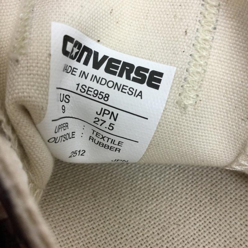 コンバース CONVERSE スニーカー スニーカー converse ALL STAR LD OX スニーカー ローカット レオパード 27.5cm ヒョウ柄・レオパード柄 ベージュ / ベージュ / beige メンズ USED 古着 中古 50163477