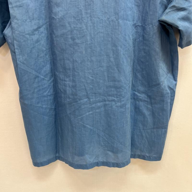 タウンクラフト TOWNCRAFT シャツ、ブラウス 半袖 70s オープンカラーシャツ 開襟 ヴィンテージ M 青 / ブルー / blue メンズ USED 古着 中古 50163505