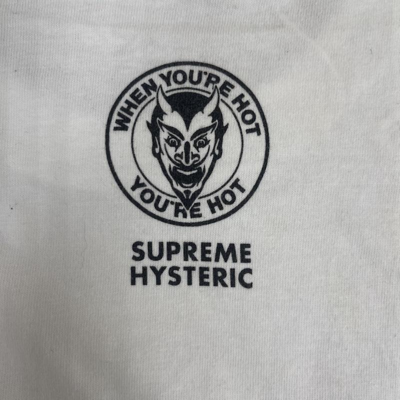 シュプリーム Supreme Tシャツ 半袖 24aw HYSTERIC GLAMOUR コラボ Fuck Tee プリント Tシャツ 白 / ホワイト / white メンズ USED 古着 中古 50163516