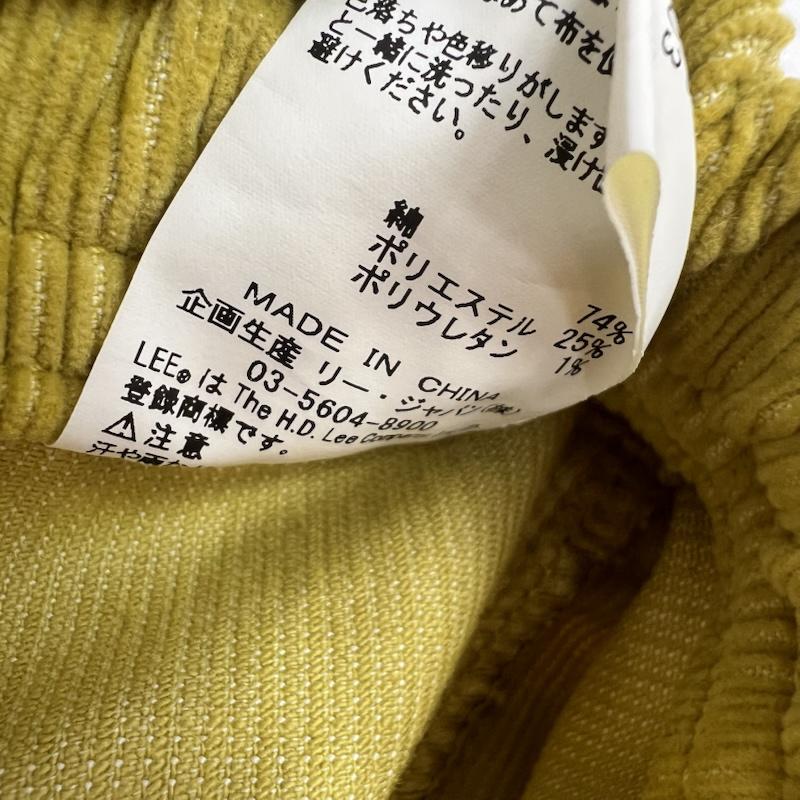 リー Lee パンツ ショートパンツ ナノユニバース別注 コーデュロイショーツ クールマックス M 黄 / イエロー / yellow メンズ USED 古着 中古 50163530