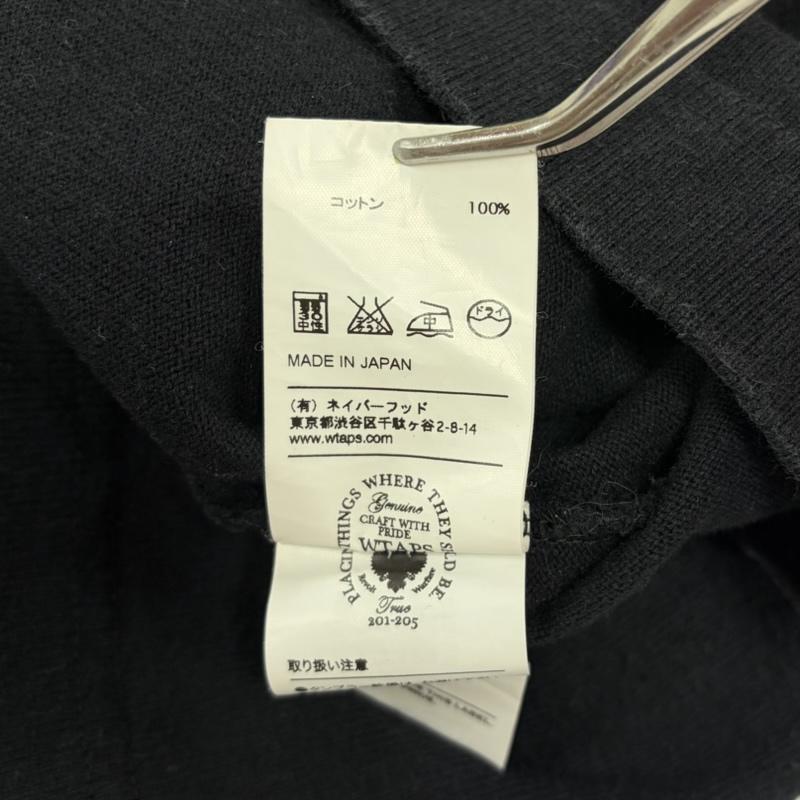 ダブルタップス WTAPS Tシャツ 半袖 Rags McGREGOR コラボ 半袖 フットボールシャツ Tシャツ ワッペン 刺繍 L ロゴ、文字 X 刺繍 黒 / ブラック / black X 白 / ホワイト / white X 灰 / グレー / gray メンズ USED 古着 中古 50163566
