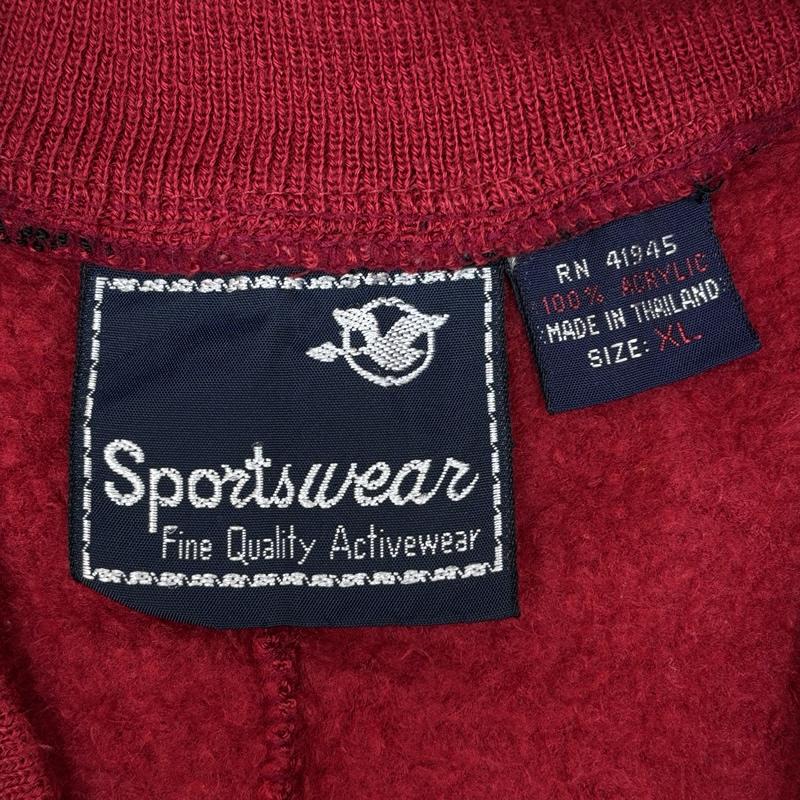 古着 USED ジャケット、上着 ジャンパー、ブルゾン Sportswear タイ製 ジップアップ ニット トラック ジャケット ビッグサイズ XL メンズ USED 古着 中古 50163582