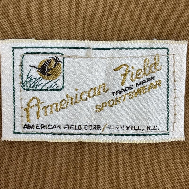 ヴィンテージ VINTAGE ベスト ベスト AMERICAN FIELD 60-70年代 ハンティング ベスト IDEAL SIMCO ZIP 60s 70s - メンズ USED 古着 中古 50163584