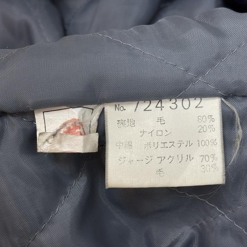 ヴィンテージ VINTAGE ジャケット、上着 ジャンパー、ブルゾン campux コーネル大学 ロゴ 刺繍 セーラーカラー フード スタジャン バーシティ ジャケット M 紺 / ネイビー / navy メンズ USED 古着 中古 50163590