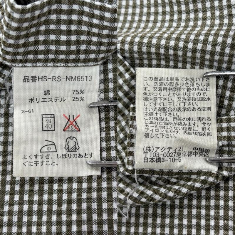 アールエルエックスラルフローレン RLXRALPHLAUREN シャツ、ブラウス 半袖 半袖 ボタンダウン ギンガムチェック ポケット シャツ LL チェック カーキ / カーキ / khaki X 白 / ホワイト / white メンズ USED 古着 中古 50163603