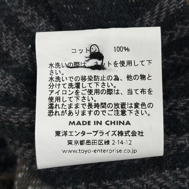 シュガーケーン SUGAR CANE シャツ、ブラウス 長袖 SC29205 ツイードパッチワーク グラデーションチェック ワーク シャツ XL メンズ USED 古着 中古 50163613