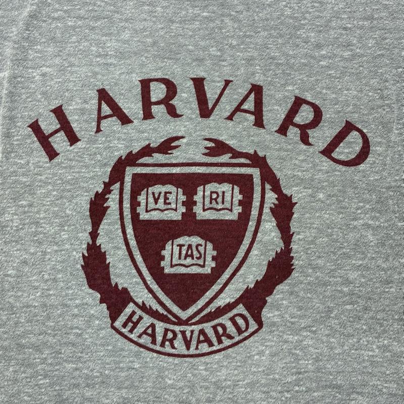 チャンピオン Champion Tシャツ 半袖 80s トリコタグ USA製 HARVARD 染み込み プリント Tシャツ ヴィンテージ XL メンズ USED 古着 中古 50163690