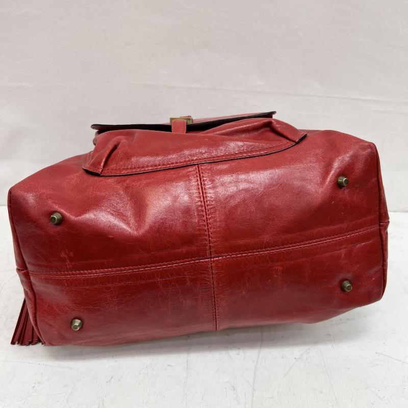 古着 USED ハンドバッグ ハンドバッグ JACONO イタリア製 タッセル レザーバッグ archive y2k - 赤 / レッド / red レディース USED 古着 中古 50163731