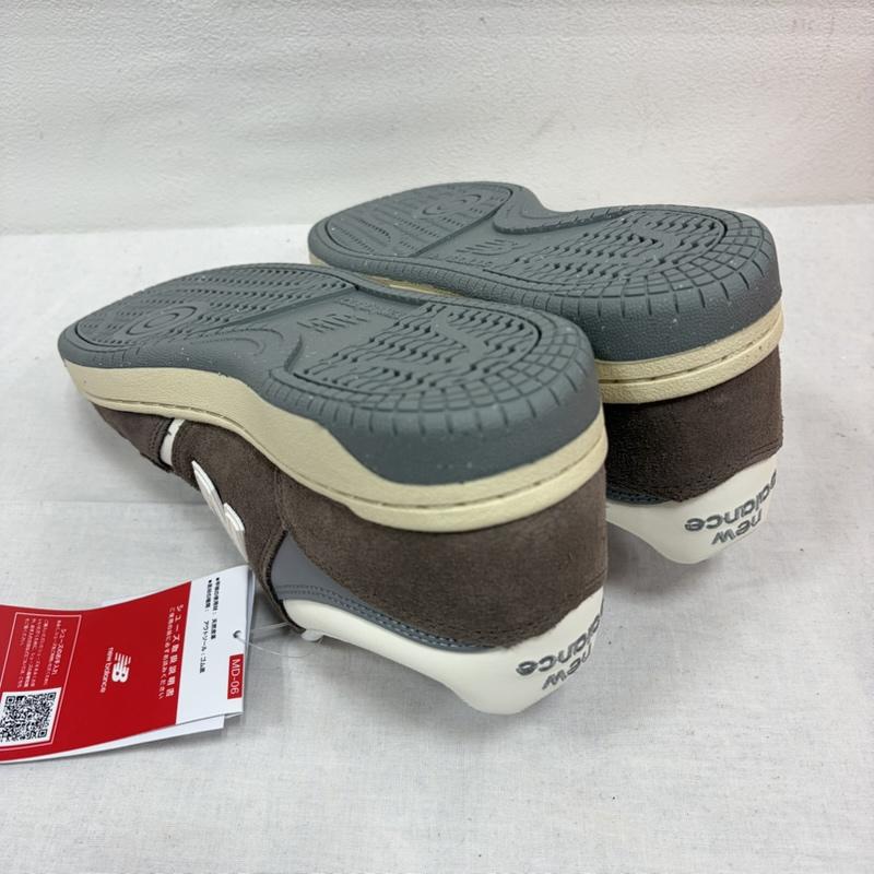 ニューバランス New Balance スニーカー スニーカー ローカット スニーカー ロゴ レースアップ スウェード レザー U480P4QI 26.5cm ロゴ、文字 茶 / ブラウン / brown X 白 / ホワイト / white メンズ USED 古着 中古 50163737