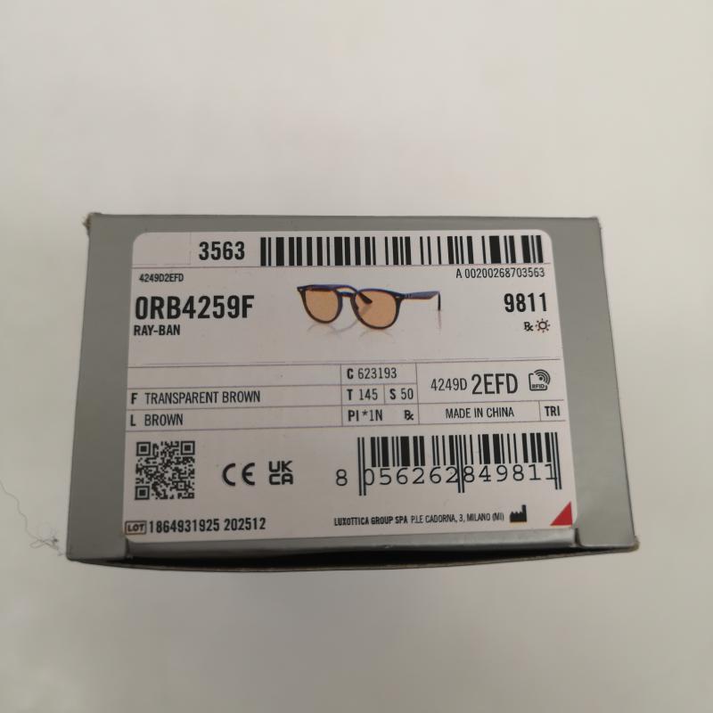 レイバン Ray-Ban めがね・サングラス サングラス RB4259F 6231/93 50□20 145 クラシック ウエリントン サングラス - 茶 / ブラウン / brown メンズ USED 古着 中古 50163751