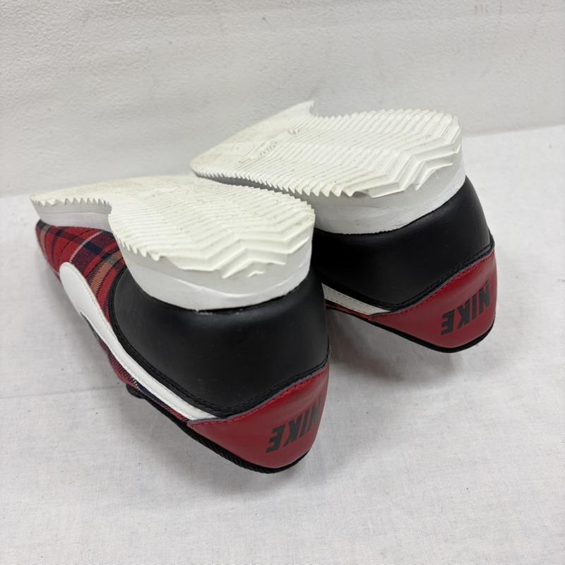 ナイキ NIKE スニーカー スニーカー AA3498-003 CORTEZ BASIC TXT SE GS Plaid コルテッツ ベーシック テキスタイル チェック ローカット スニーカー 24.5cm チェック X ロゴ、文字 桃 / ピンク / pink X 黒 / ブラック / black レディース USED 古着 中古 50163799