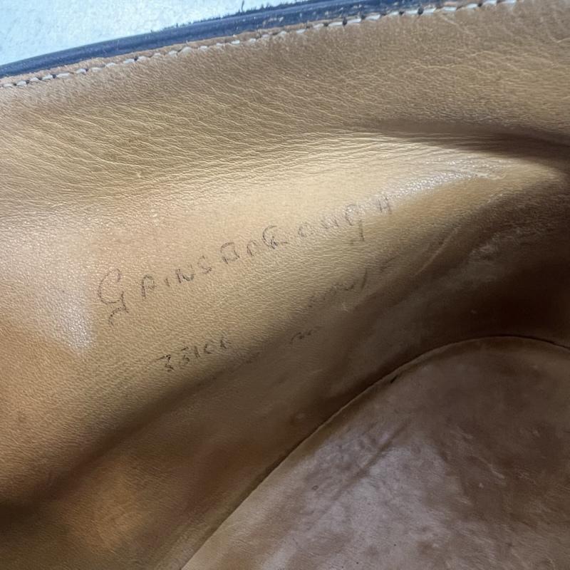 チーニ- JOSEPH CHEANEY&SONS ブーツ 一般 シボ革 チャッカブーツ レザー ドレスシューズ UK:10 黒 / ブラック / black メンズ USED 古着 中古 50163806