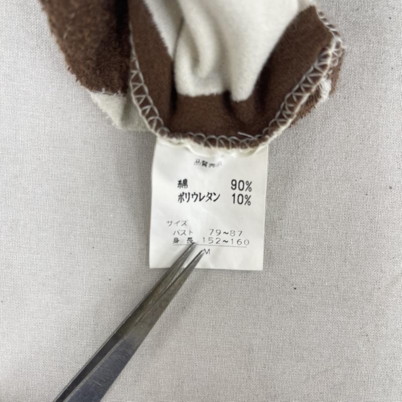 フェンディ FENDI Tシャツ 半袖 イタリア製 パイル生地 ペカン柄 ストライプ 半袖 Tシャツ カットソー M 茶 / ブラウン / brown レディース USED 古着 中古 50163827