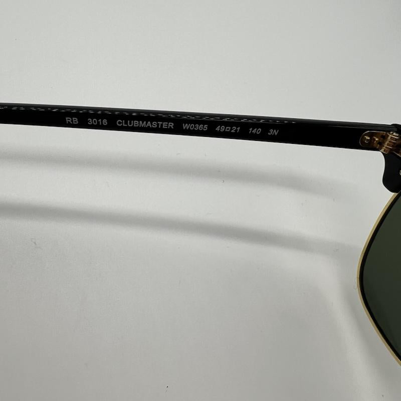レイバン Ray-Ban めがね・サングラス サングラス CLUBMASTER CLASSIC クラブマスター RB3016 - 黒 / ブラック / black メンズ USED 古着 中古 50163864