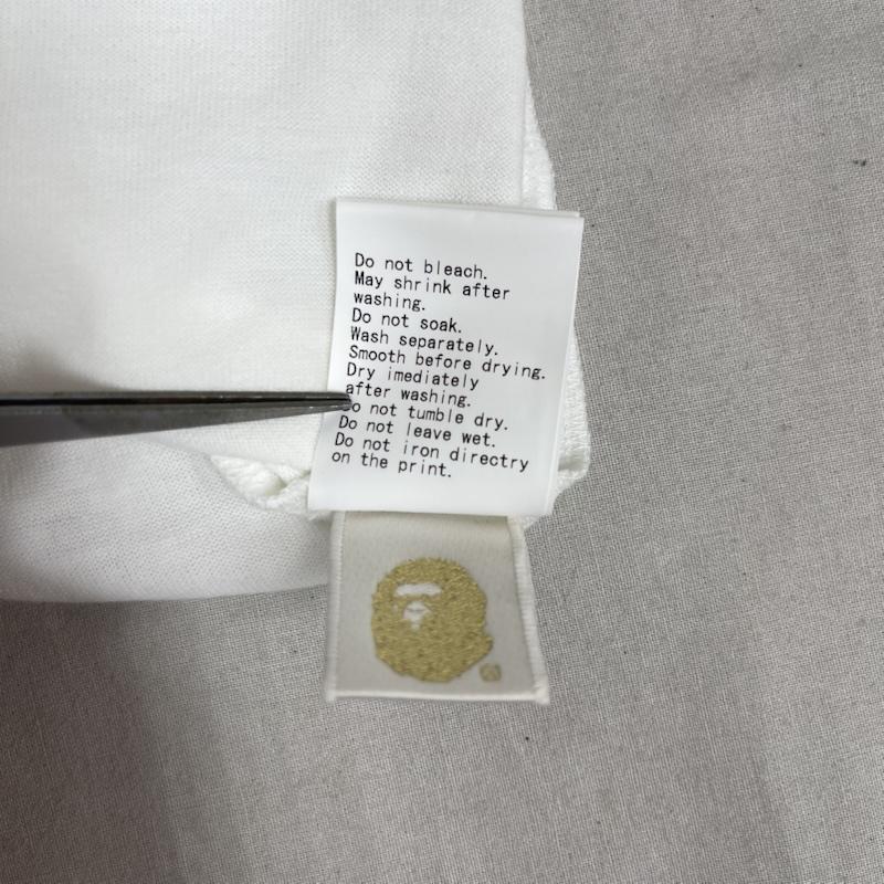 アベイシングエイプ A BATHING APE Tシャツ 七分袖 BABY MILO ベイビィマイロ プリント ラグラン 七分袖 Tシャツ M 水色 / ライトブルー / メンズ USED 古着 中古 50163885