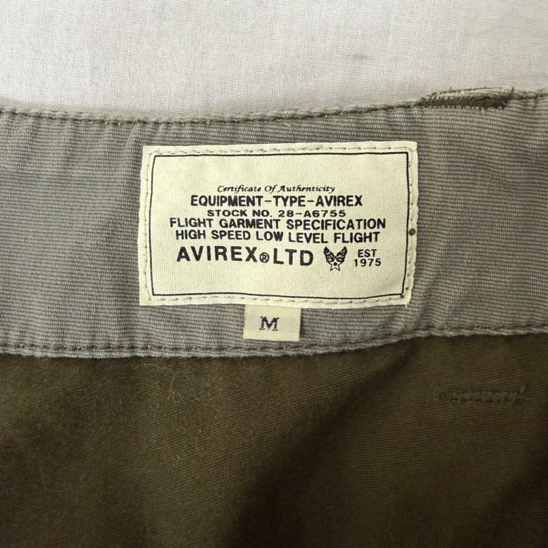 アヴィレックス AVIREX パンツ ワークパンツ、ペインターパンツ カーゴパンツ ファスナー付きポケット 6116058 コットン カーキ M M 無地 カーキ / カーキ / khaki メンズ USED 古着 中古 50163904