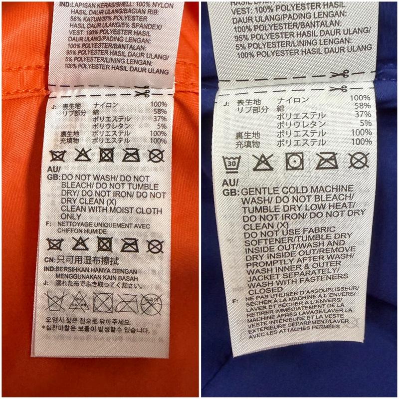 アディダス adidas ジャケット、上着 ジャンパー、ブルゾン ボンバージャケット ベスト 2Way HB1699 Orange M ロゴ、文字 橙 / オレンジ / orange X 紺 / ネイビー / navy メンズ USED 古着 中古 50163920