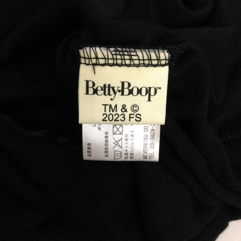 古着 USED Tシャツ 半袖 THE BRAVEMAN BETTY BOOP コラボ 刺繍 Tシャツ L 刺繍 黒 / ブラック / black メンズ USED 古着 中古 50163934