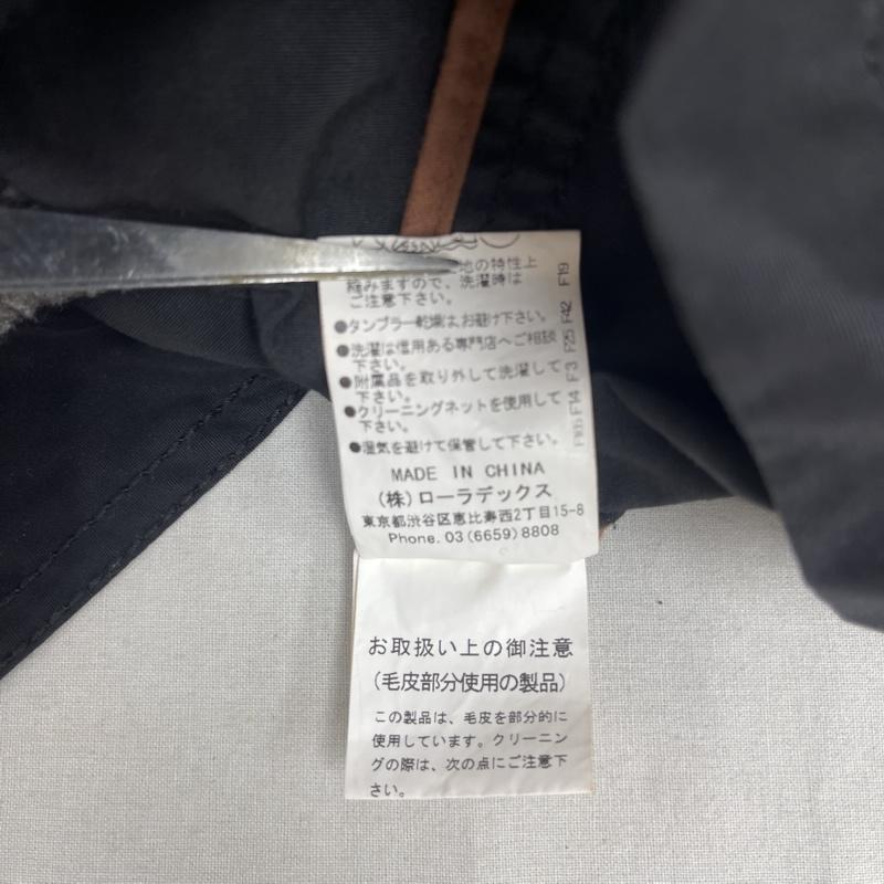 ノンブルアンペール NOMBRE IMPAIR コート コート一般 ミリタリーテイスト 裏ボア ウエストベルト ファー コート 黒 / ブラック / black レディース USED 古着 中古 50163954