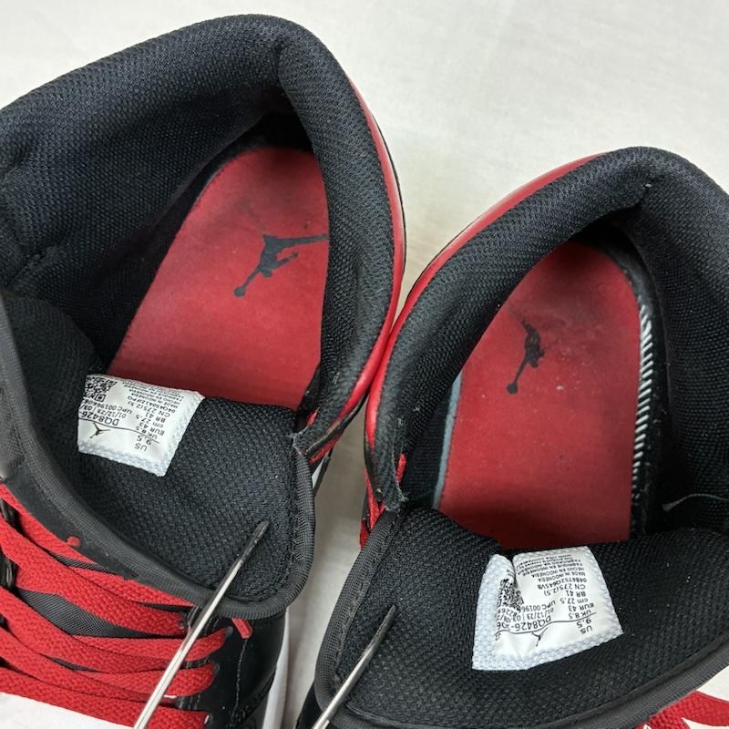 ナイキ NIKE スニーカー スニーカー AIR JORDAN 1 MID GYM RED エアジョーダン ミッド スニーカー DQ8426-106 27.5cm メンズ USED 古着 中古 50163967