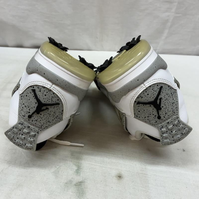 ナイキ NIKE スニーカー スニーカー AIR JORDAN 4 RETRO GOLF エアジョーダン スパイク ゴルフ シューズ CU9981-100 24.5cm レディース USED 古着 中古 50164001