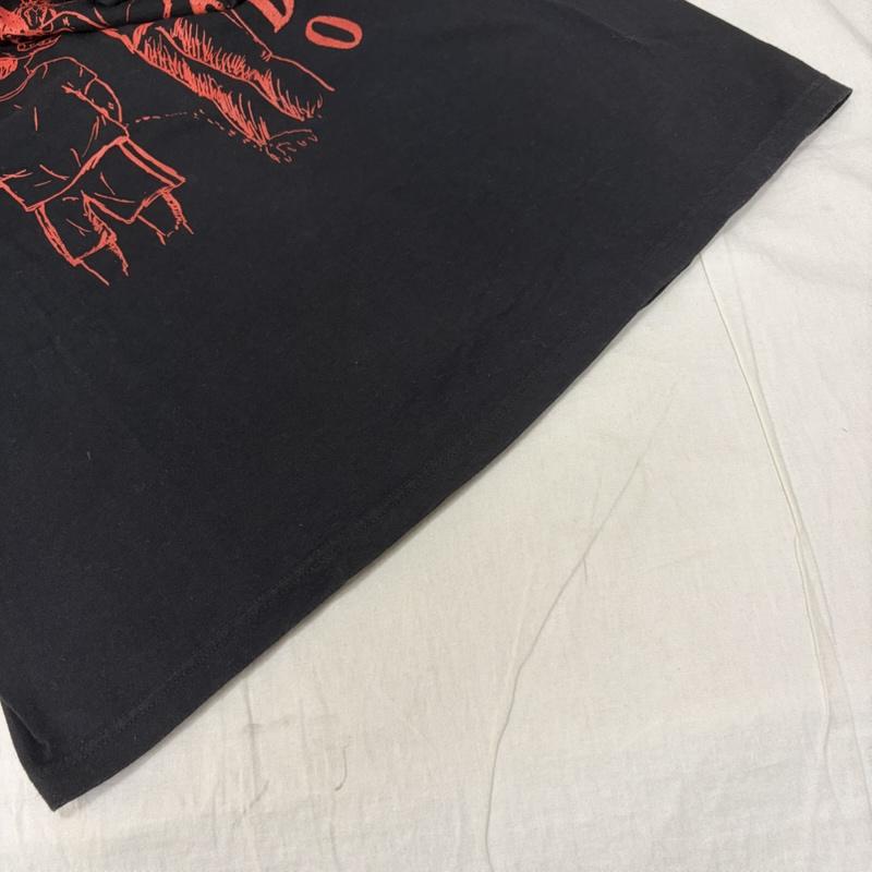 古着 USED Tシャツ 半袖 銀杏BOYZ LIBIDO Tシャツ バンT チン中村デザイン L Black×red L プリント 黒 / ブラック / black メンズ USED 古着 中古 50164007