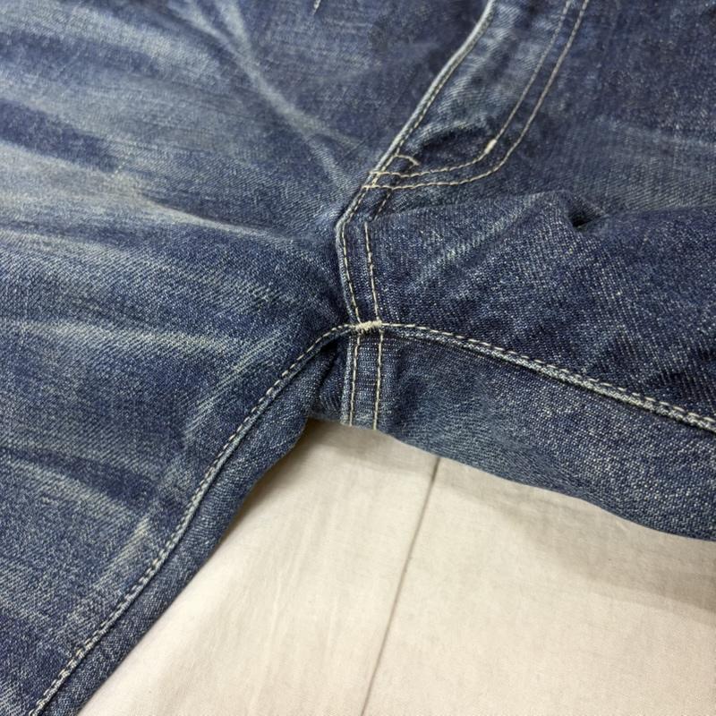 ネイバーフッド NEIGHBORHOOD パンツ デニム、ジーンズ 08EX SAVAGE LEVEL-2 NARROW STRAIGHT セルビッジ M Indigo M 無地 インディゴ / インディゴ / Indigo X 青 / ブルー / blue メンズ USED 古着 中古 50164043