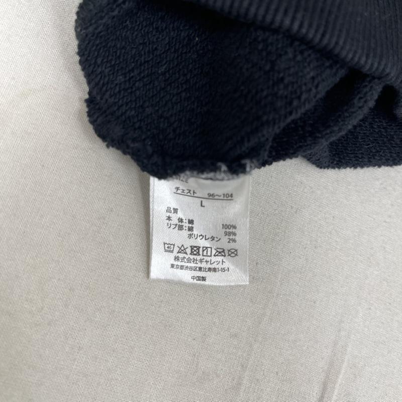 古着 USED パーカー 長袖 HALEO ロゴ バック プリント プルオーバー パーカー フーディー L 黒 / ブラック / black メンズ USED 古着 中古 50164061