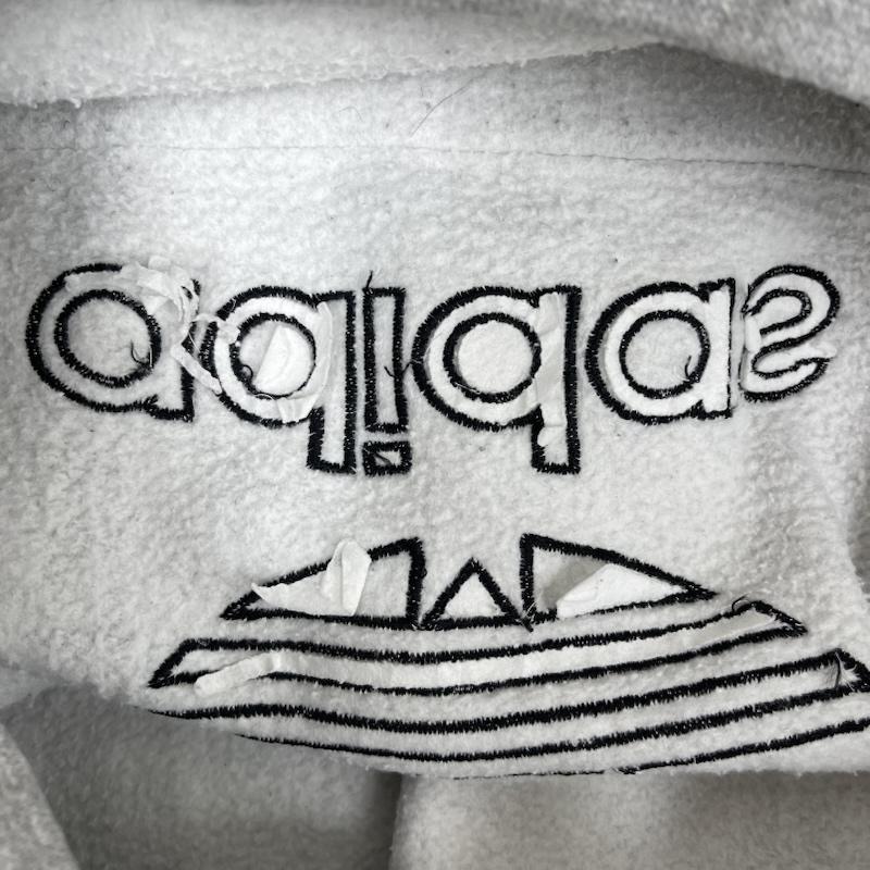アディダス adidas パーカー 長袖 80s 90s 万国旗タグ ロゴ スウェット パーカー プルオーバー L 灰 / グレー / gray メンズ USED 古着 中古 50164069