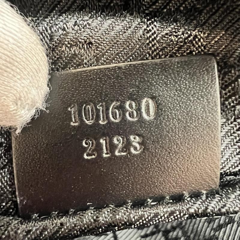 グッチ GUCCI ショルダーバッグ ショルダーバッグ レザー切替 ショルダーバッグ 101680 - 黒 / ブラック / black メンズ USED 古着 中古 50164141