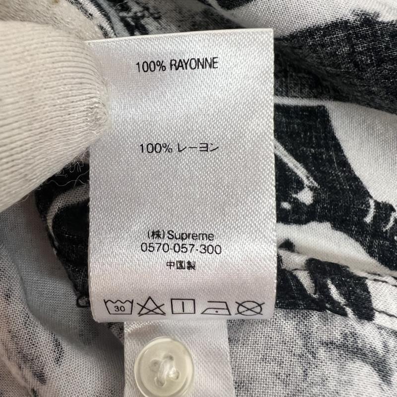 シュプリーム Supreme シャツ、ブラウス 半袖 18SS Vibrations Rayon Shirt 総柄 アロハシャツ XL 黒 / ブラック / black メンズ USED 古着 中古 50164148
