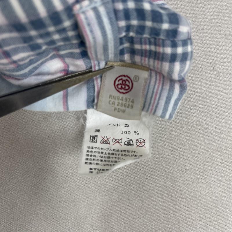 ステューシー STUSSY パンツ ショートパンツ チェック柄 ショート パンツ ハーフ パンツ 32 水色 / ライトブルー / メンズ USED 古着 中古 50164178