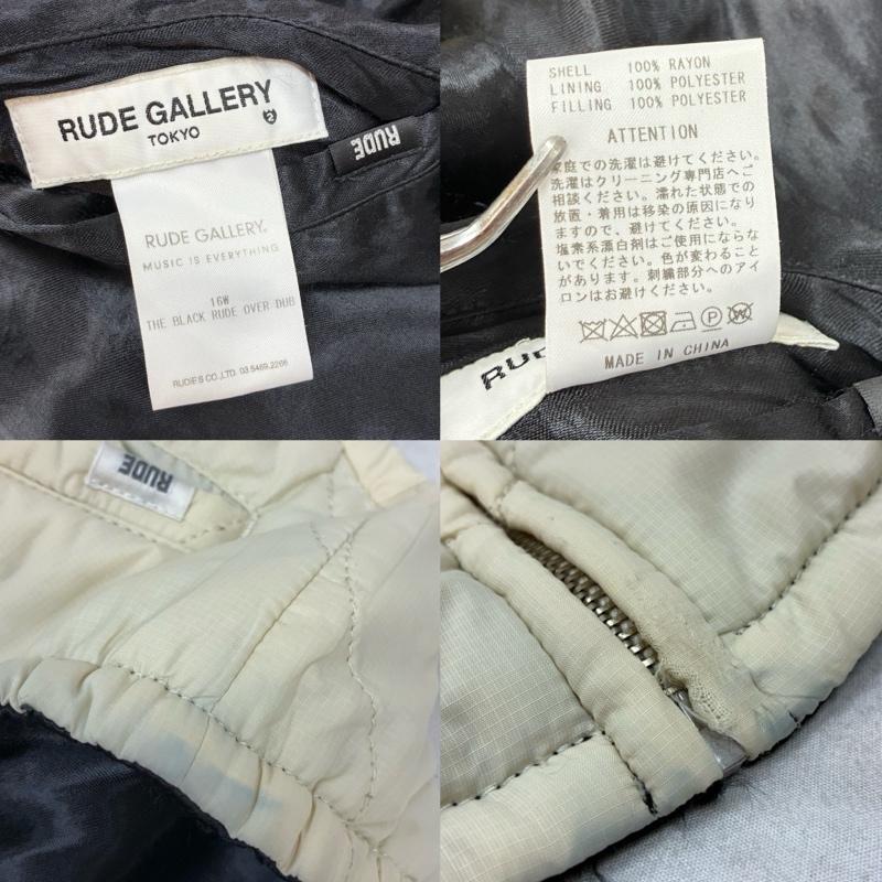 ルードギャラリー RUDE GALLERY ジャケット、上着 ジャンパー、ブルゾン スモーキング スカル マリア 刺繍 リバーシブル 中綿 キルティング レーヨン スカジャン 2 メンズ USED 古着 中古 50164279