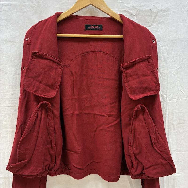 ヒステリックグラマー HYSTERIC GLAMOUR ジャケット、上着 ジャンパー、ブルゾン 90s レーヨン ウエスタン シャツ ジャケット ダイス チェーンステッチ スカル アーカイブ ロカビリー FREE メンズ USED 古着 中古 50164283